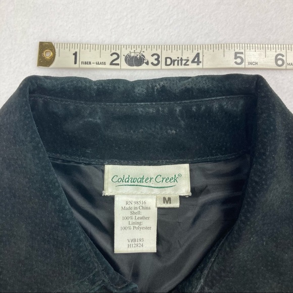 Coldwater Creek | Fitted suede jacket - Picture 9 of 14